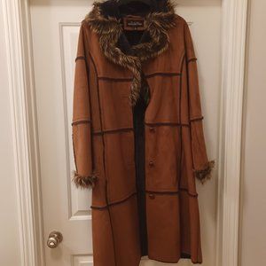 Sherling Coat: Long & Faux